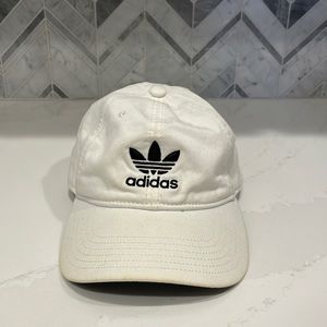 White adidas hat